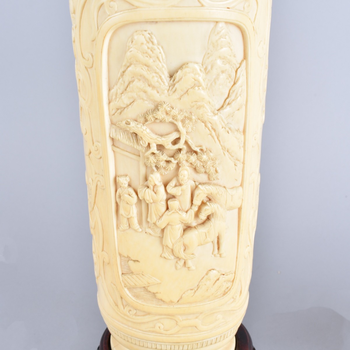 Chinese Ivory Covered Vases