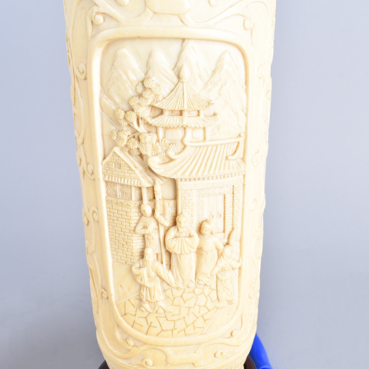 Chinese Ivory Covered Vases