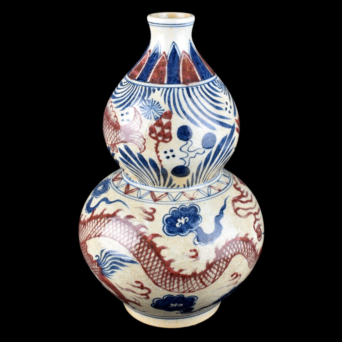 Chinese Double Gourd Vase