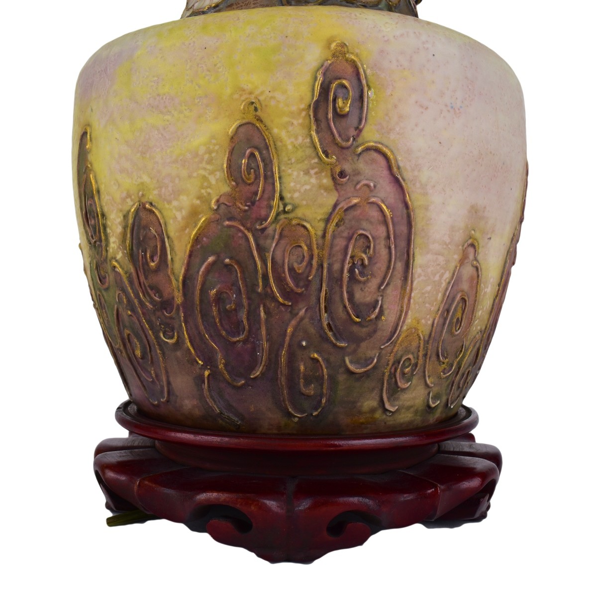 Amphora Gres Berry Pottery Vase as Lamp