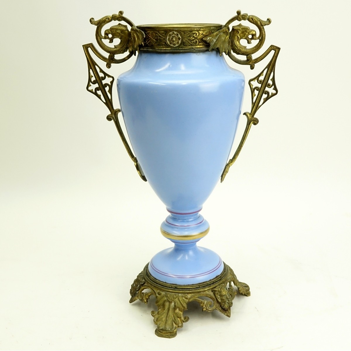 19/20th C. French Bronze Mounted Vase