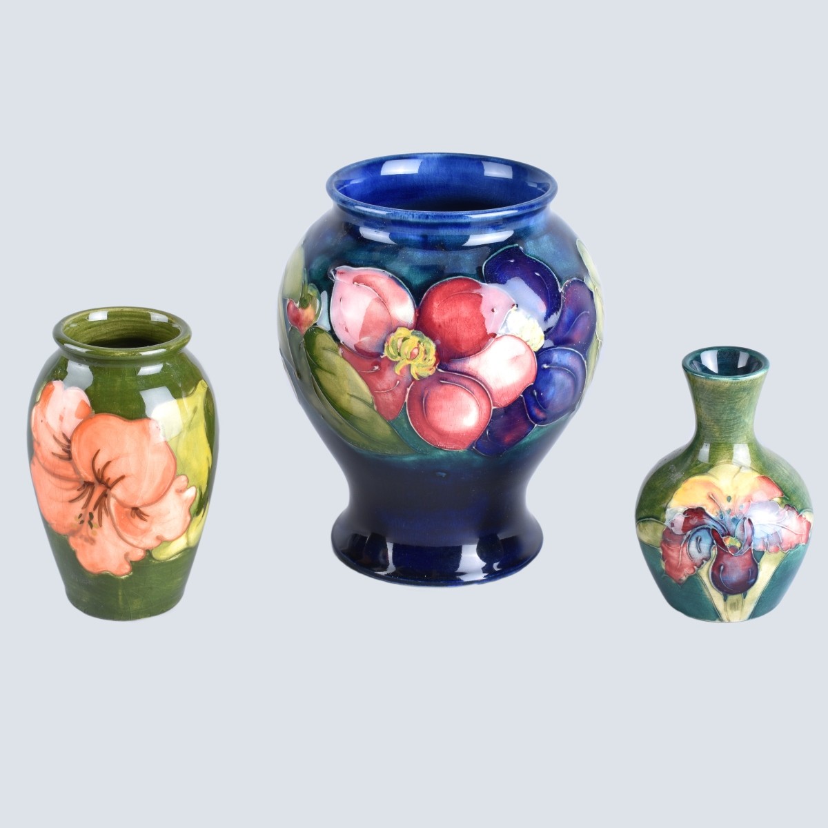 Three Moorcroft Vases