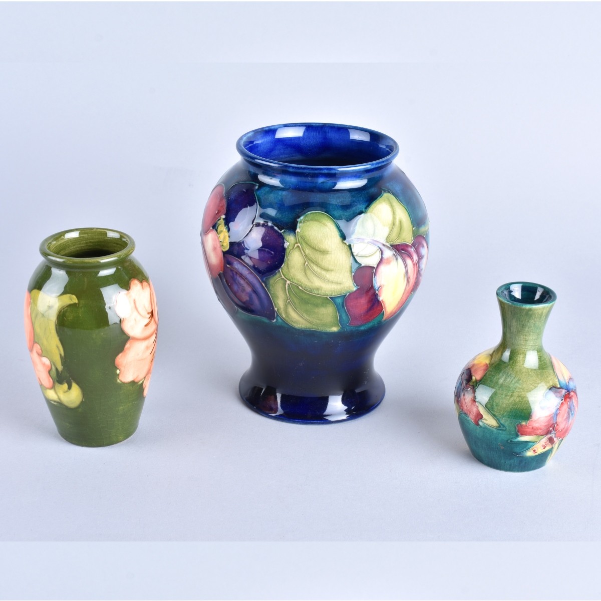 Three Moorcroft Vases