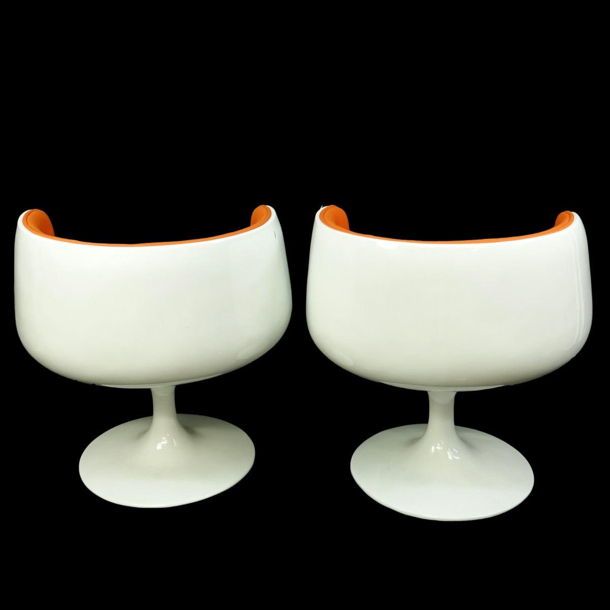 Pair Half Egg Cup Chairs