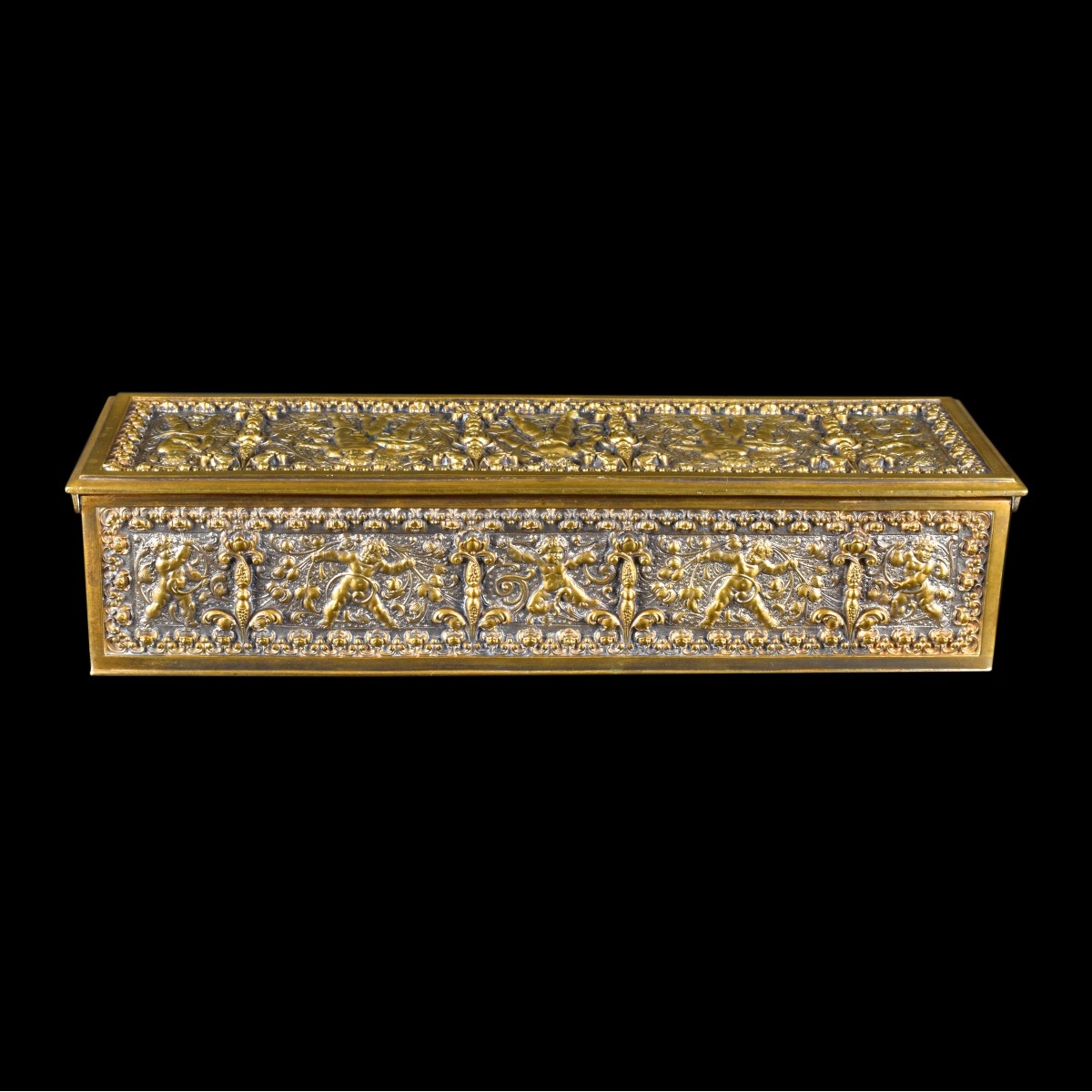 Antique Brass Box