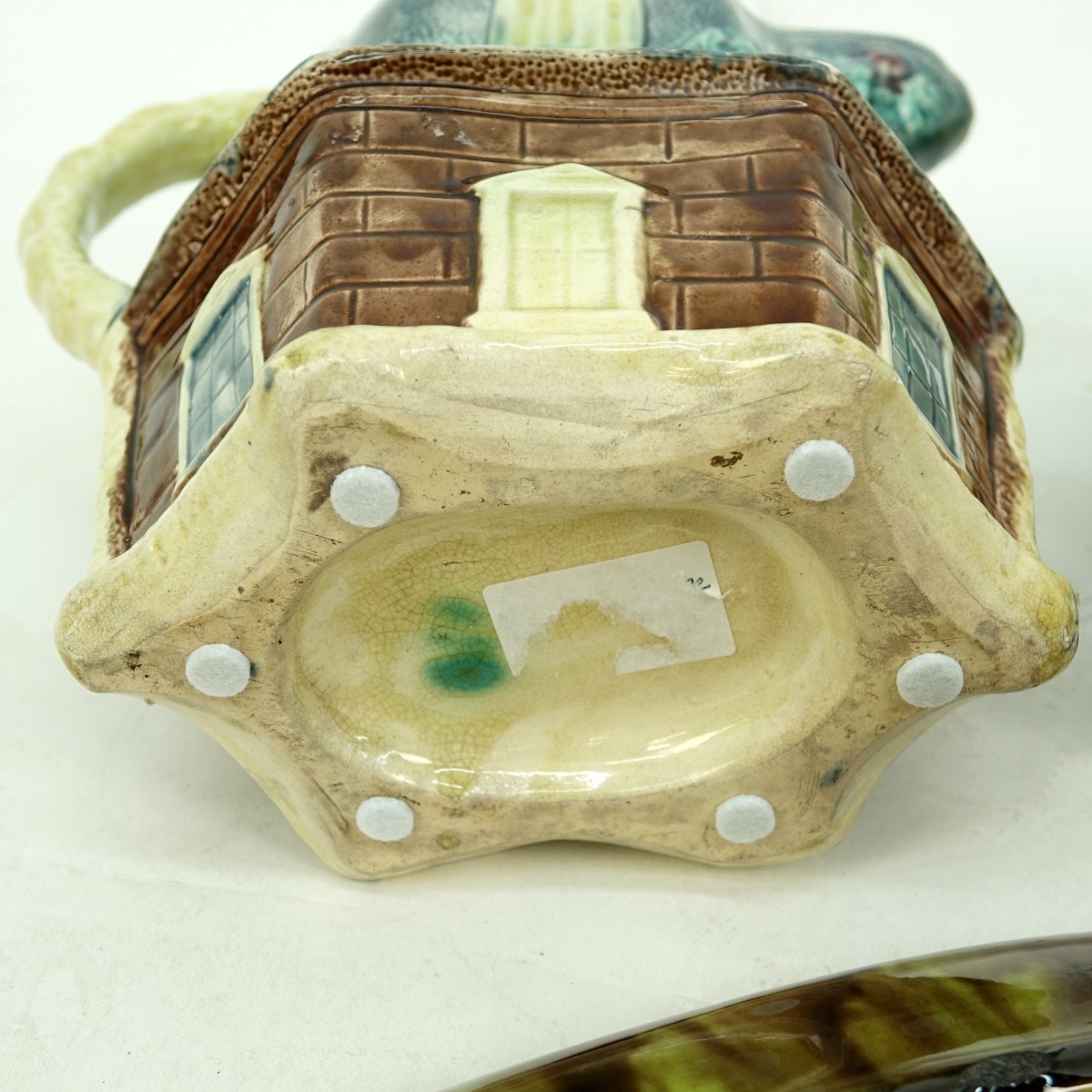 Four Pieces Majolica