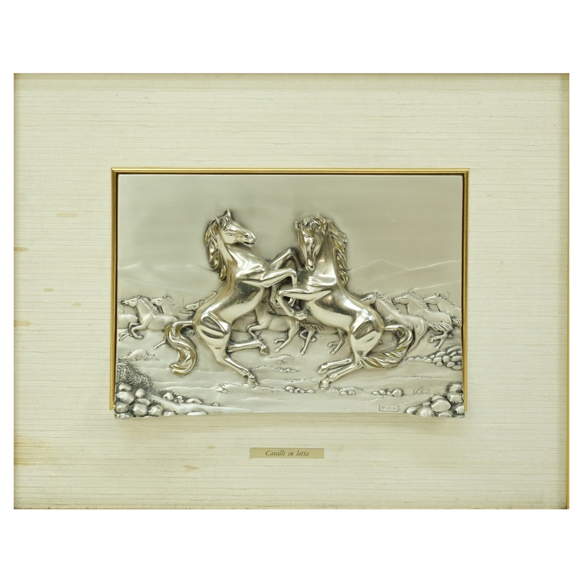 Valenti Silver Relief Sculpture