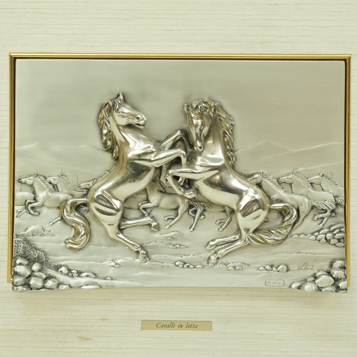 Valenti Silver Relief Sculpture