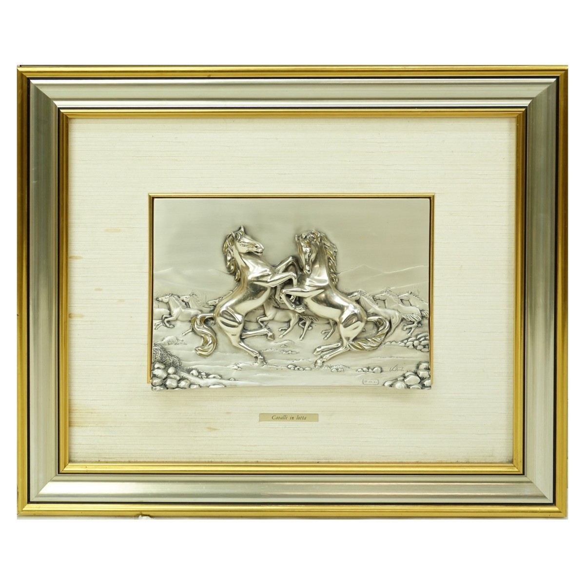 Valenti Silver Relief Sculpture