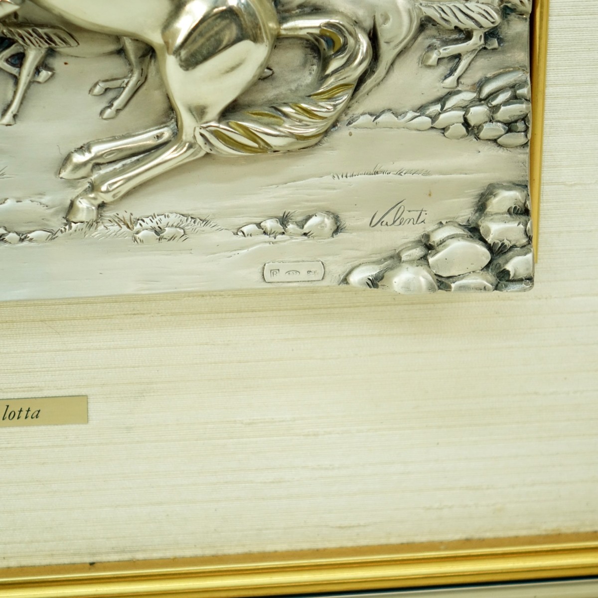 Valenti Silver Relief Sculpture