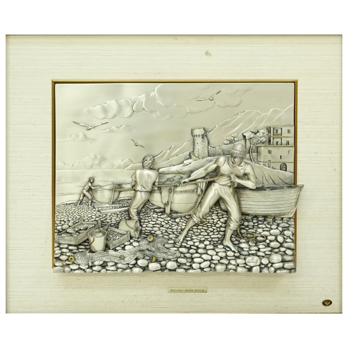 Valenti Silver Relief Sculpture