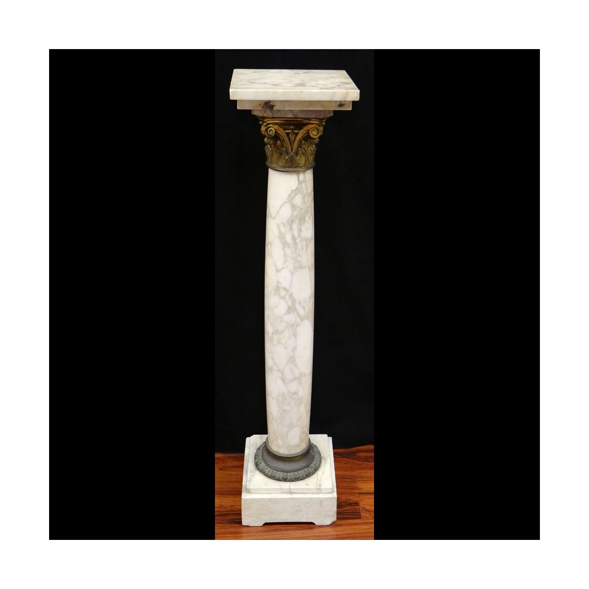 Bronze Mounted Marble Pedestal