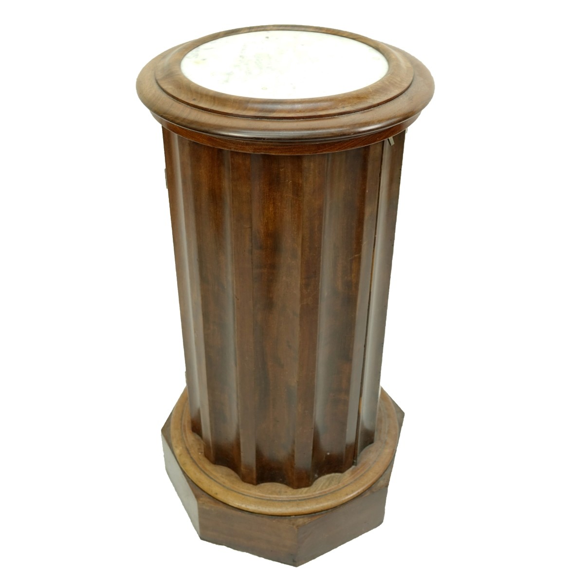 Mahogany Column Pedestal