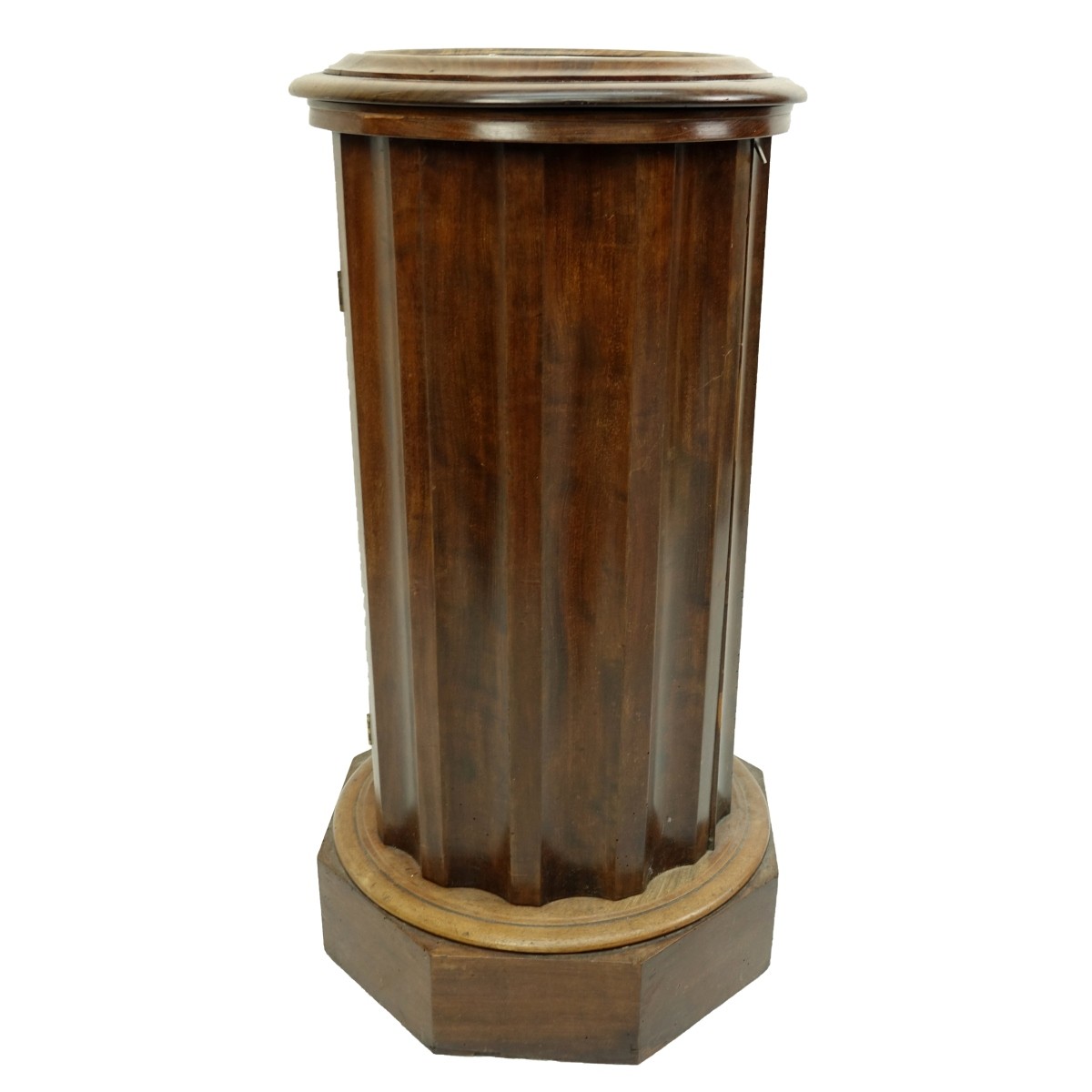 Mahogany Column Pedestal