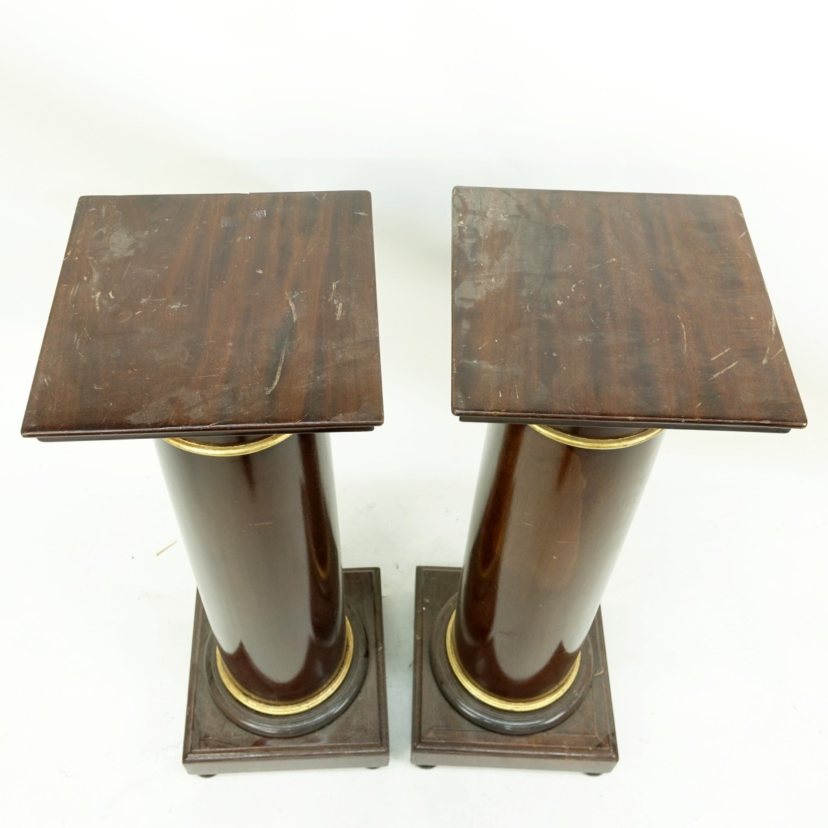 Pair of Wooden Pedestal