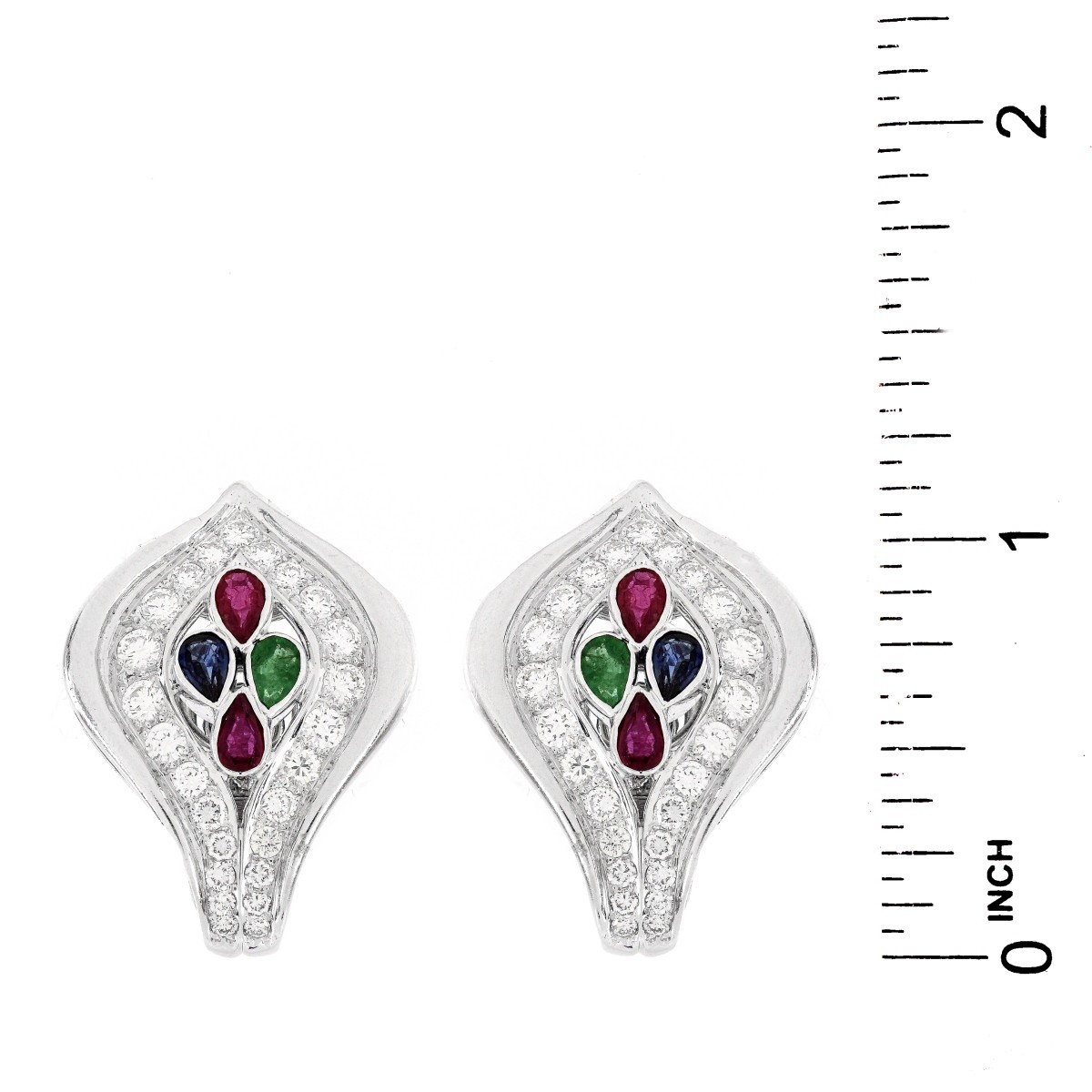 Cartier Diamond, Gemstone and 18K Earrings