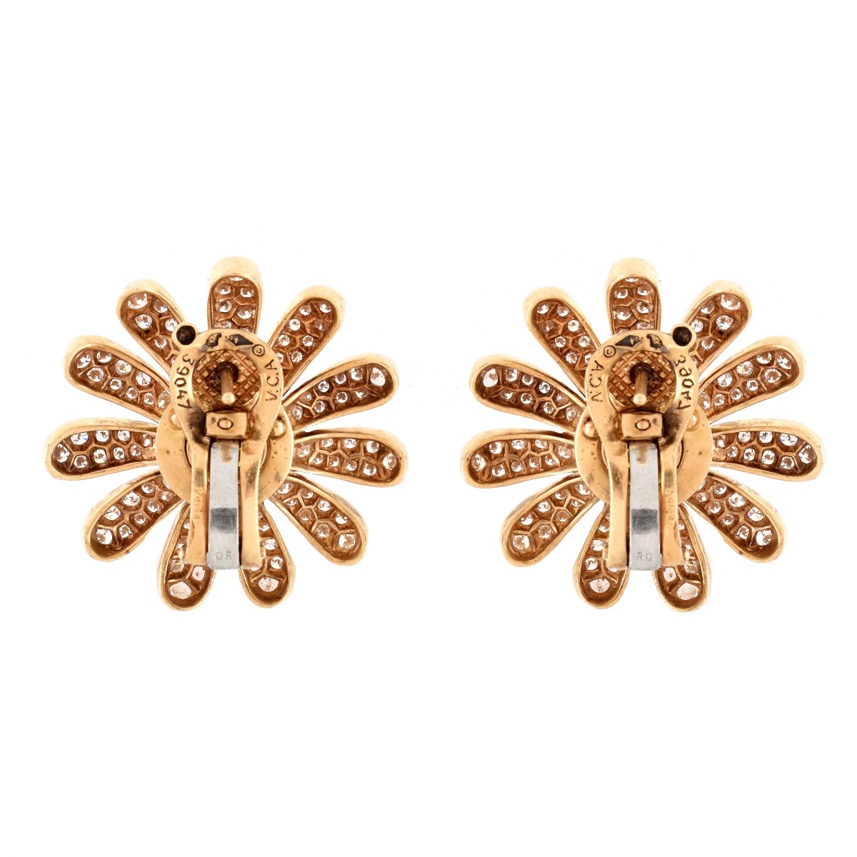 Vintage Van Cleef & Arpels Diamond Earrings