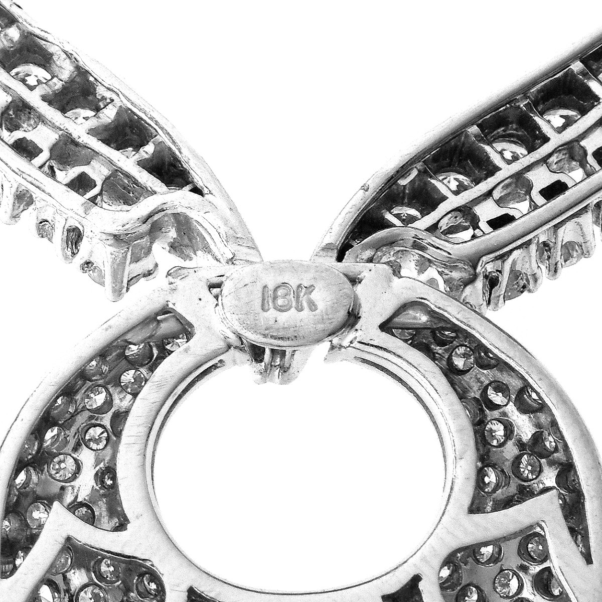 Vintage Diamond and 18K Pendant Necklace
