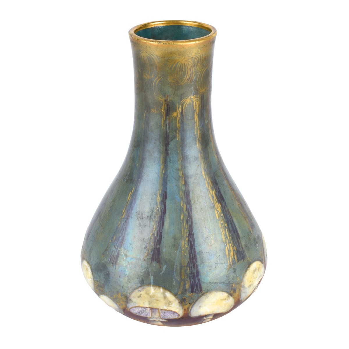 Amphora Turn Teplitz Mushroom Pottery Vase