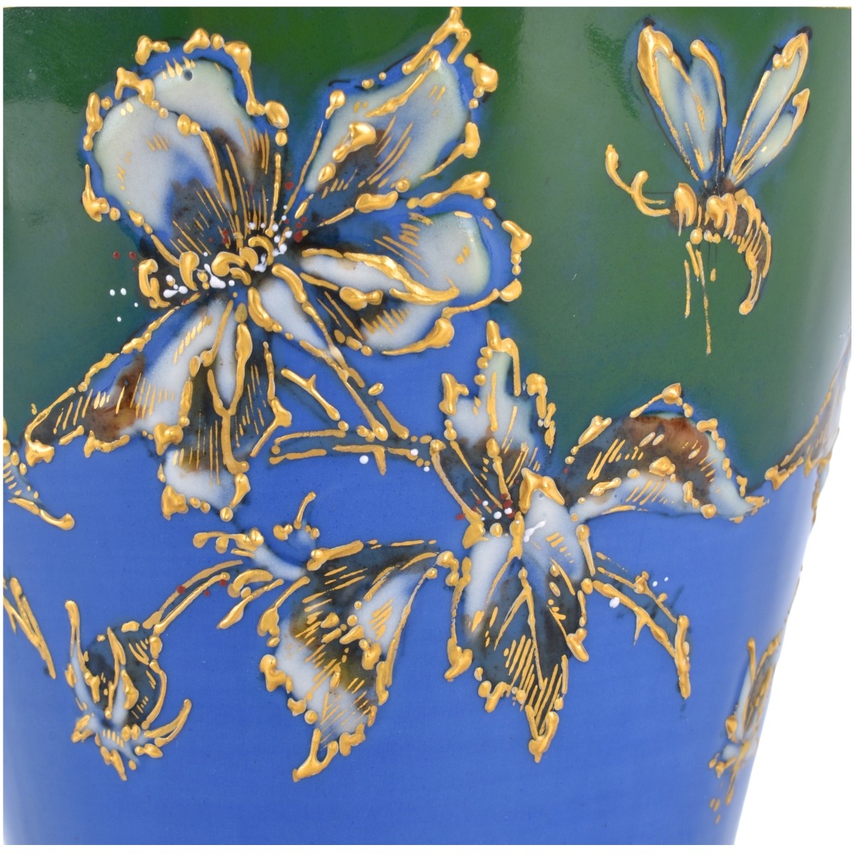 Turn Teplitz Amphora Woodland and Rising Sun Vase