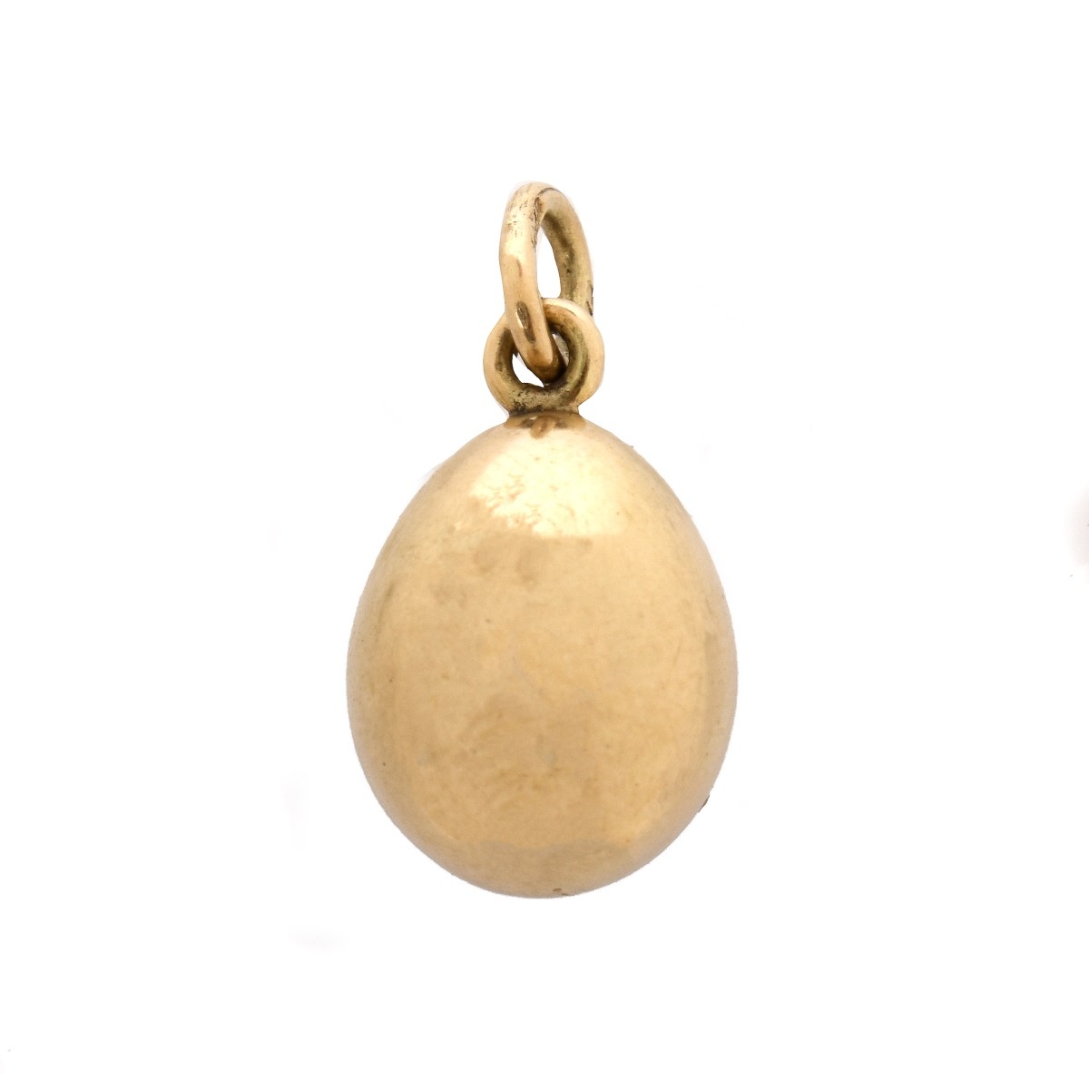 Antique Russian 14K Egg Pendant