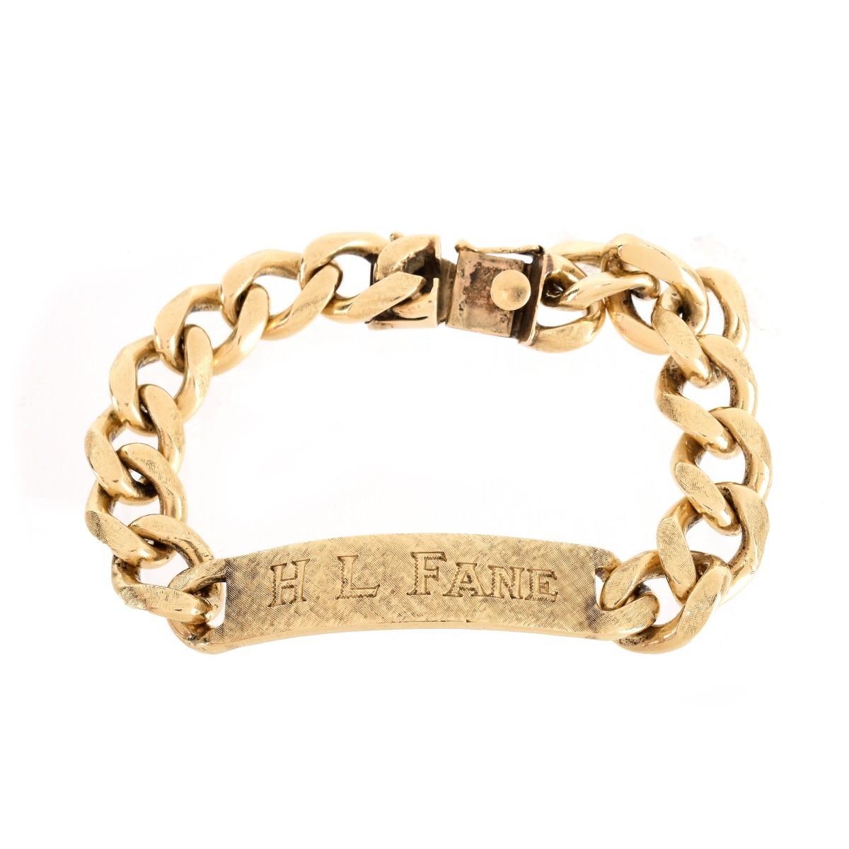 Man's Vintage 14K ID Bracelet