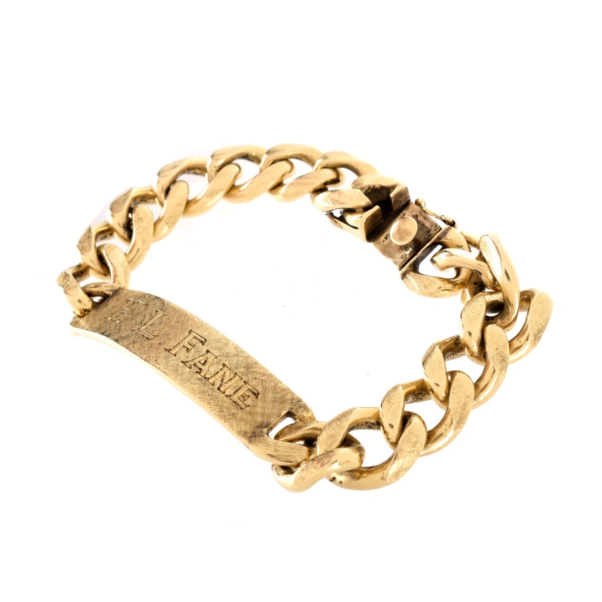 Man's Vintage 14K ID Bracelet