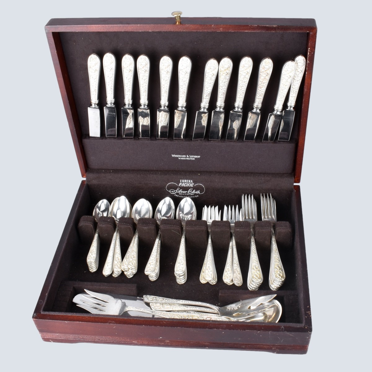 Stieff Corsage Repousse Sterling Flatware