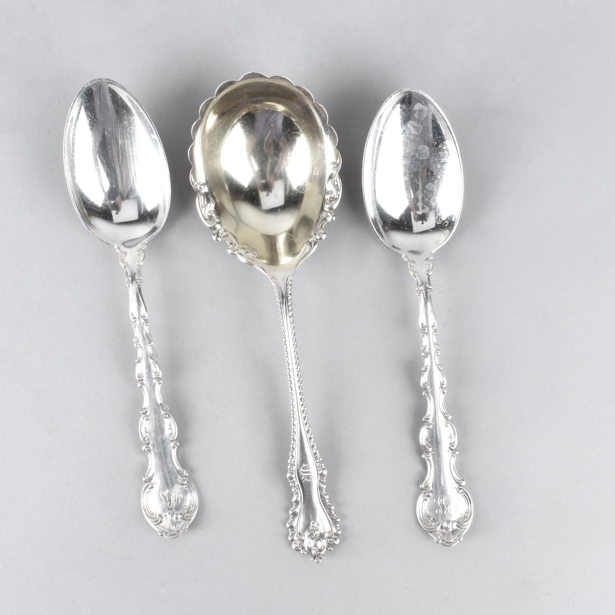 Three Sterling Silver Spoons