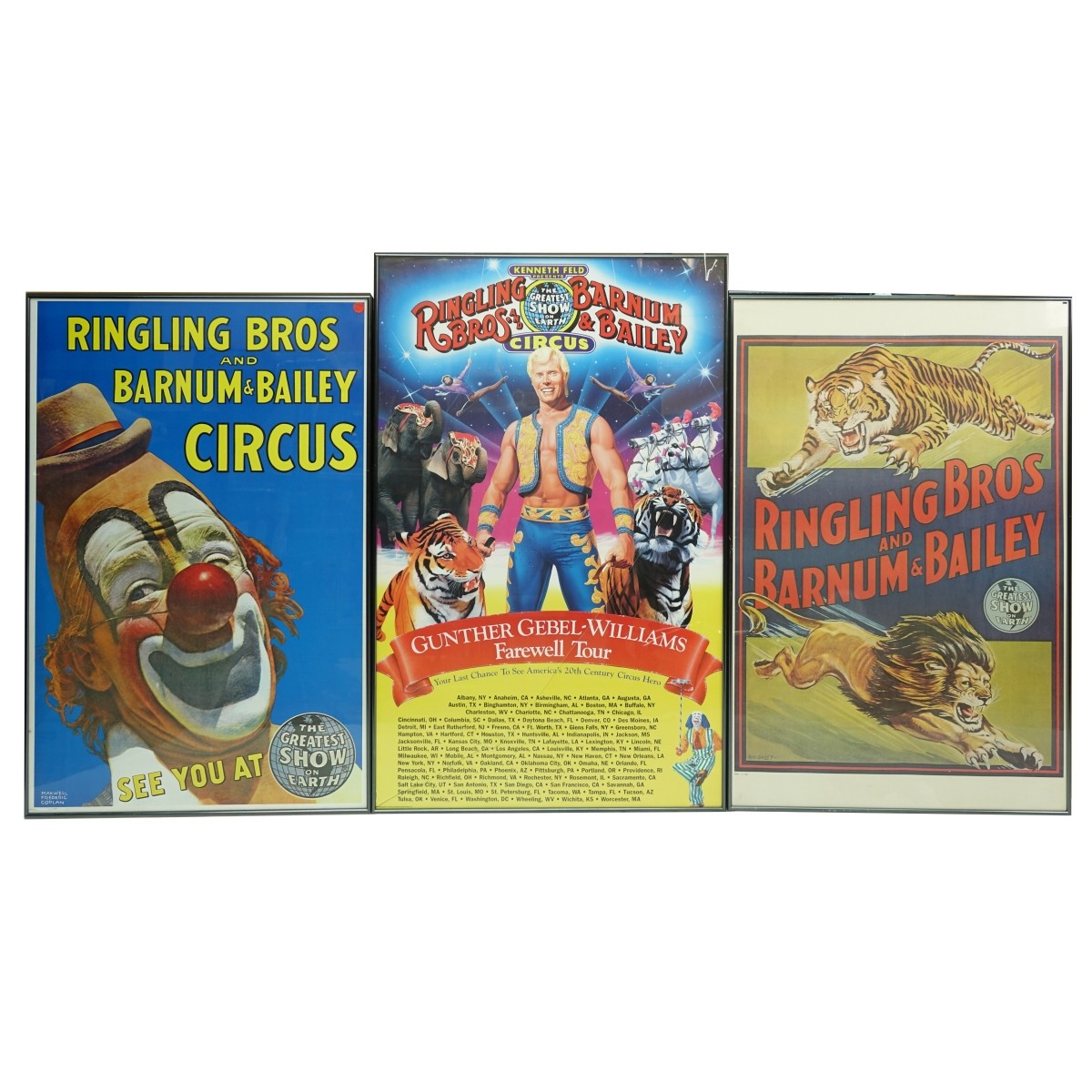 Three Ringling Brothers Posters