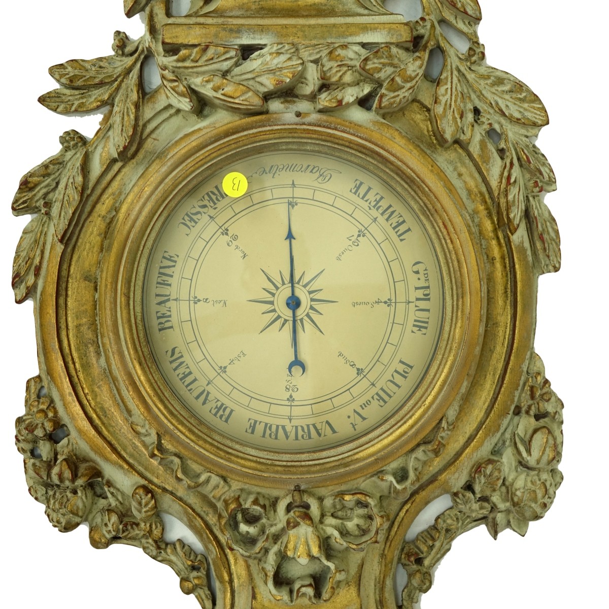 Louis XVI Style Barometer/Thermostat