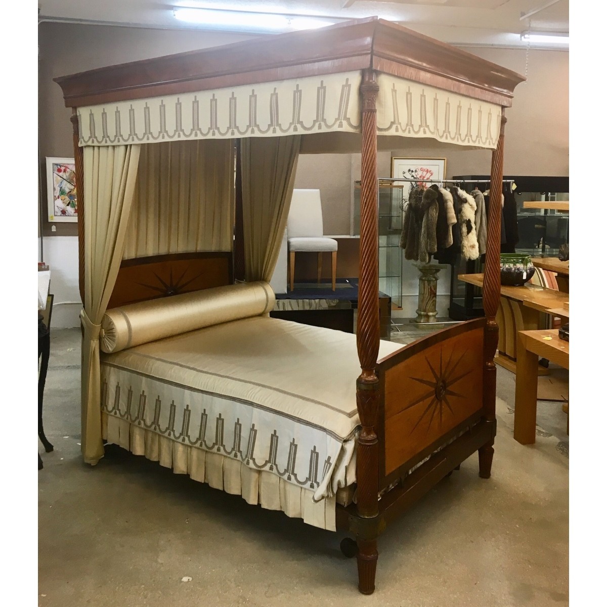 18/19th Century American Sheraton Tester Bed