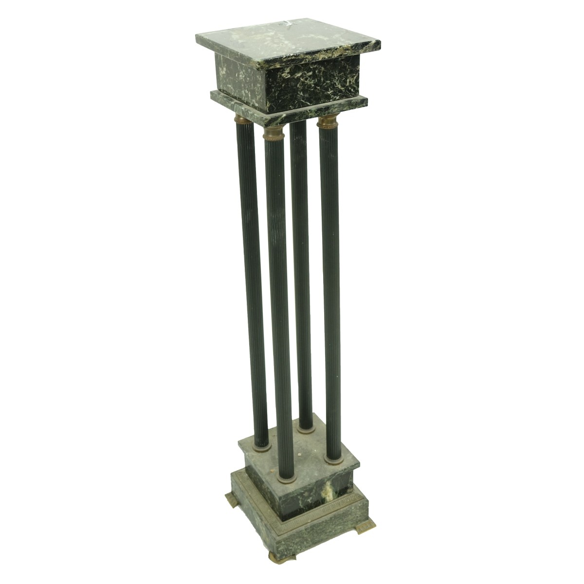 Bronze Mounted Marble Pedestal