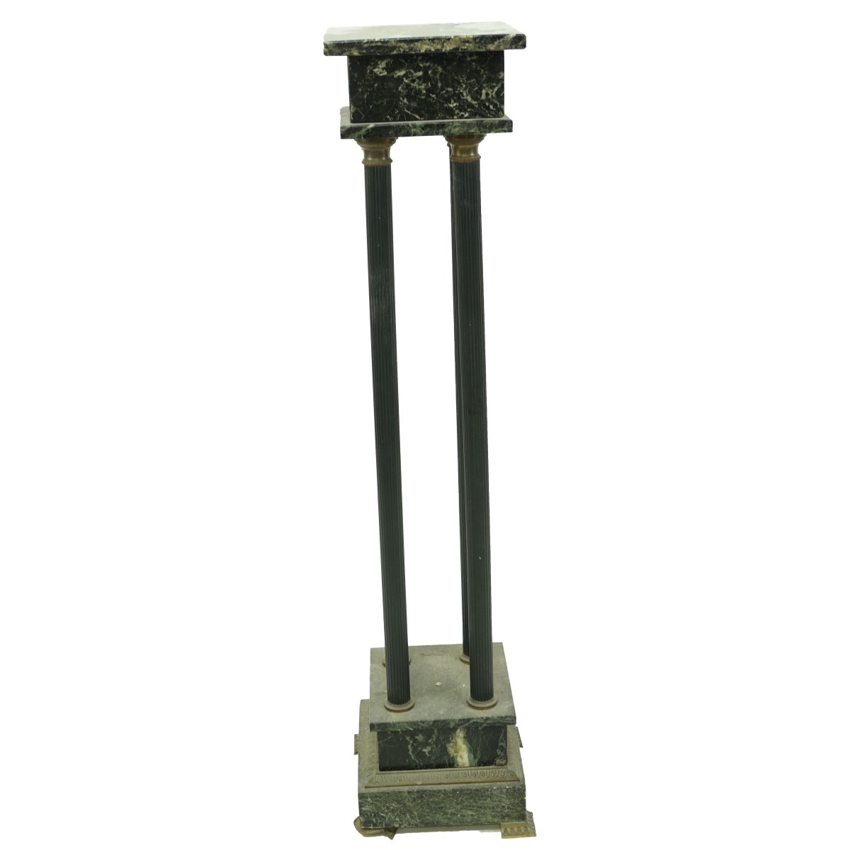 Bronze Mounted Marble Pedestal