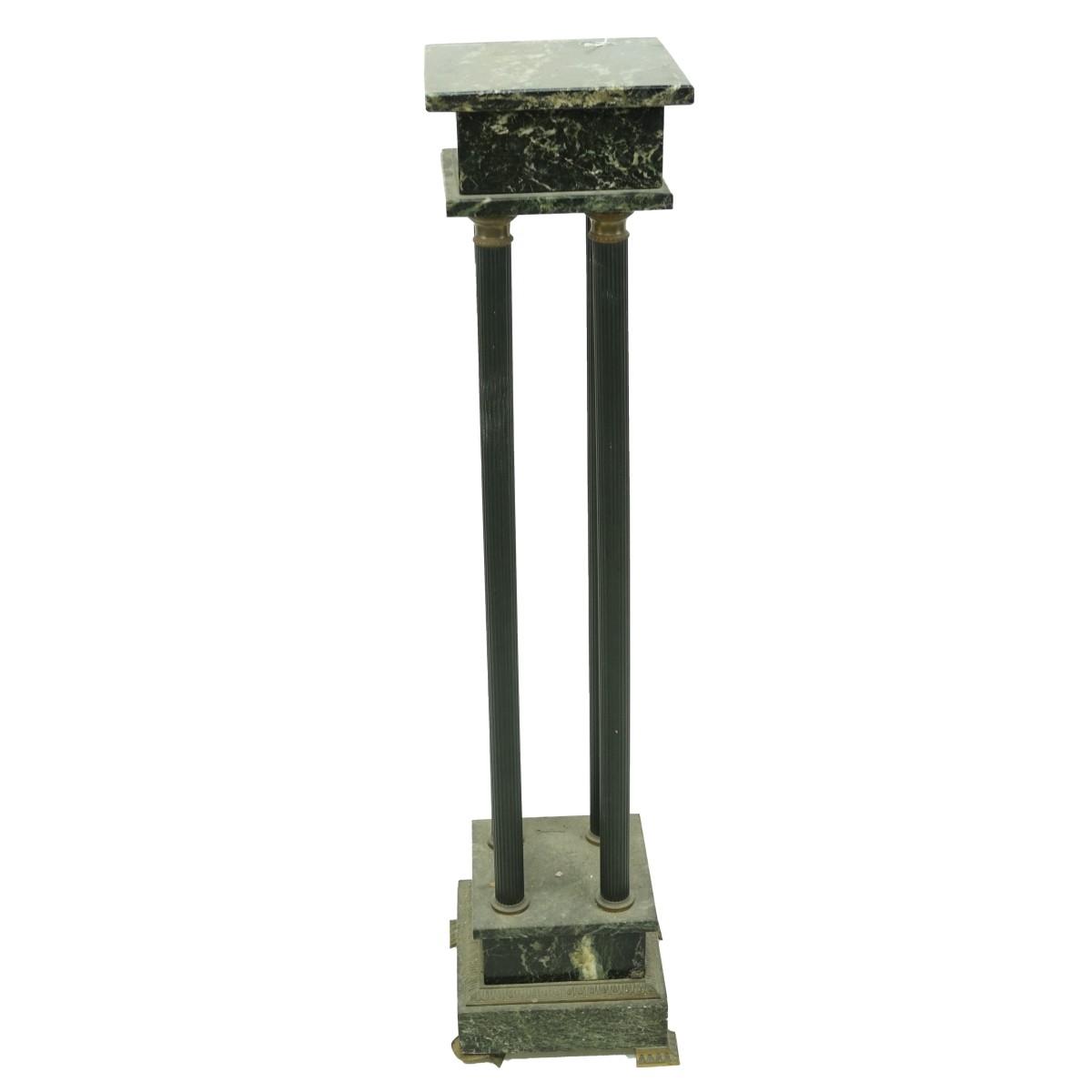 Bronze Mounted Marble Pedestal