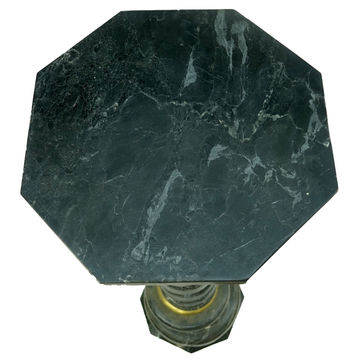 French Marble/Bronze Pedestal