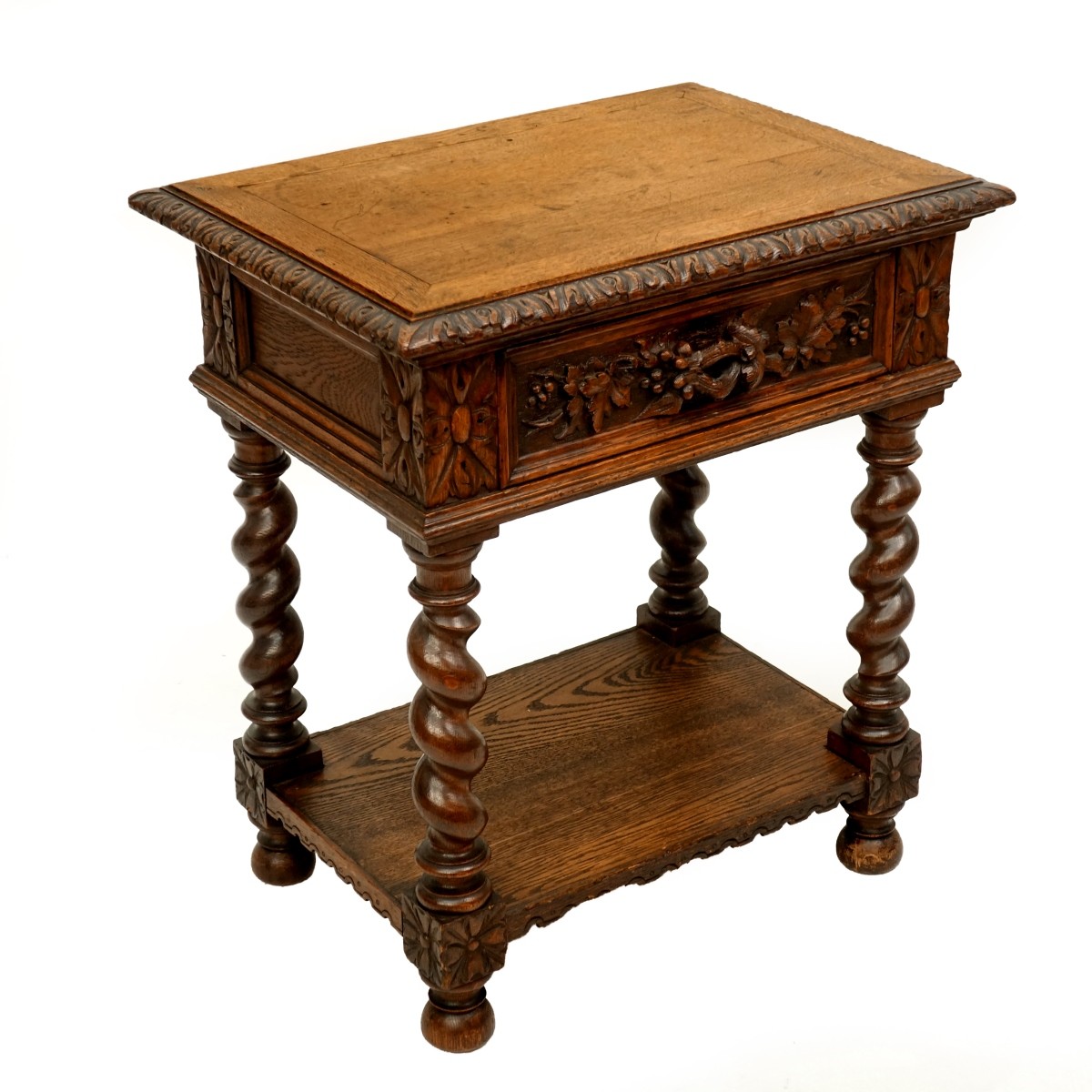 Antique Carved Side Table