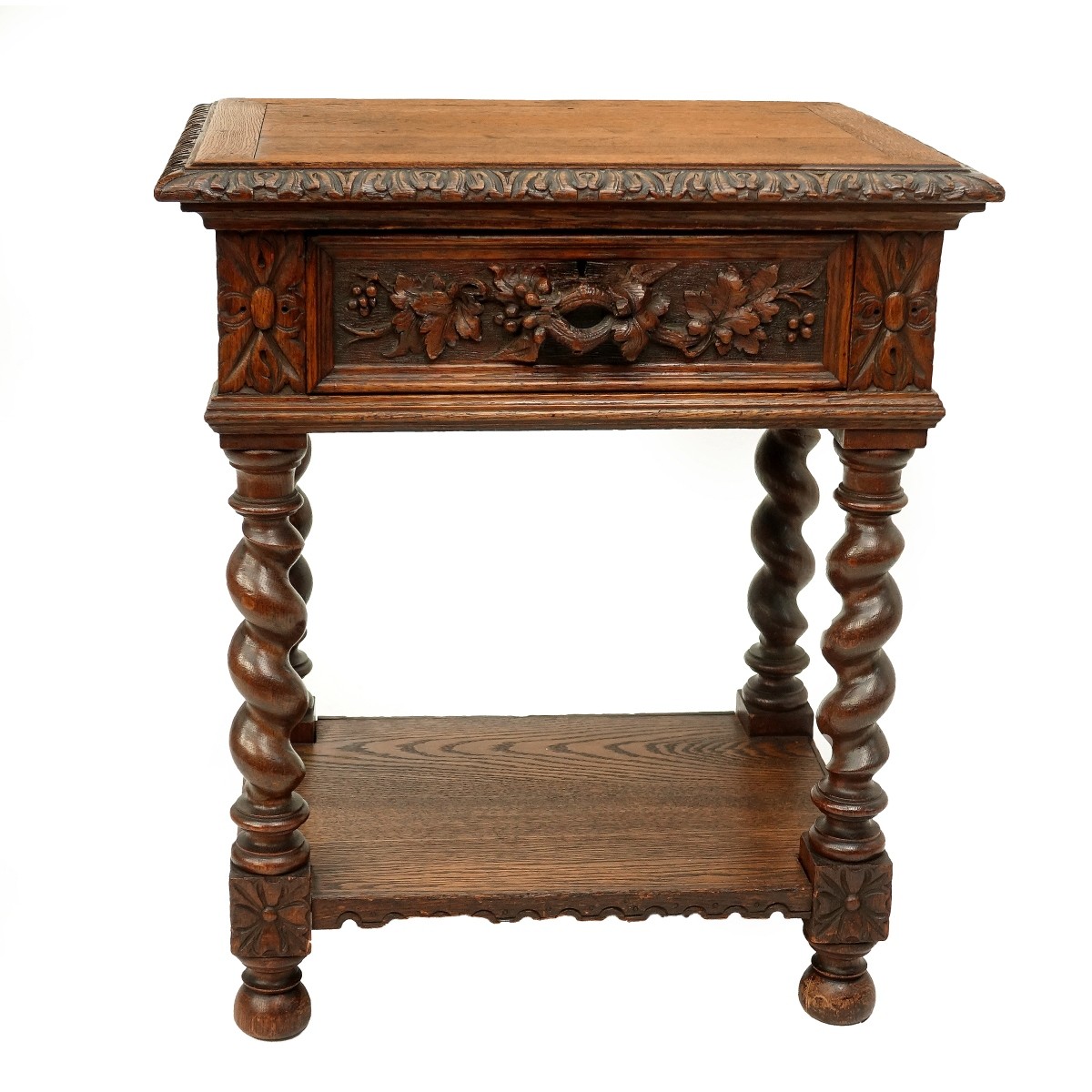 Antique Carved Side Table