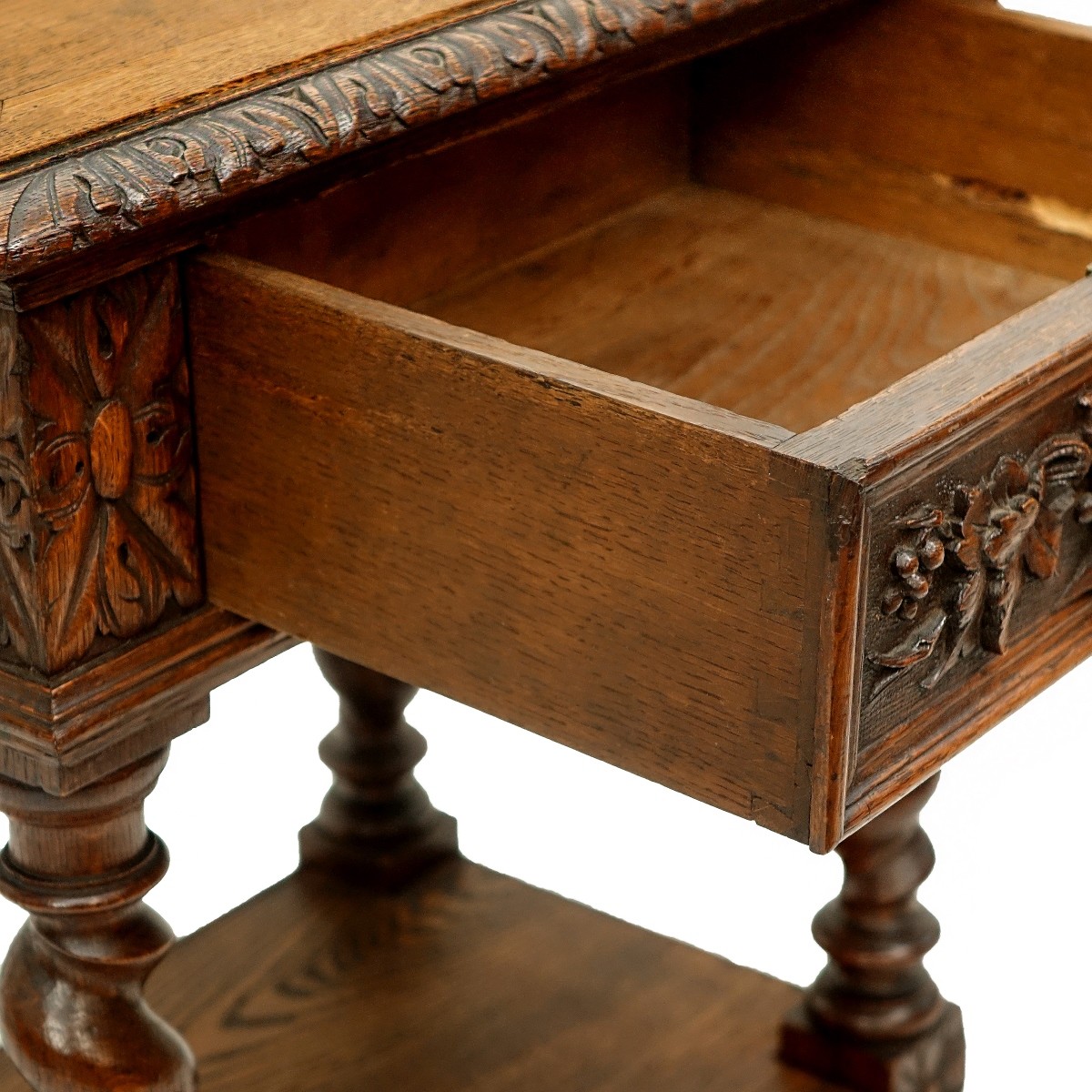 Antique Carved Side Table
