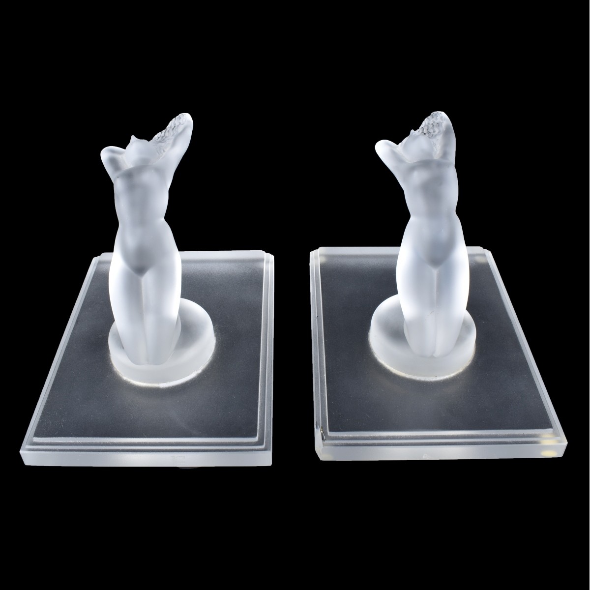 Lalique Bookends