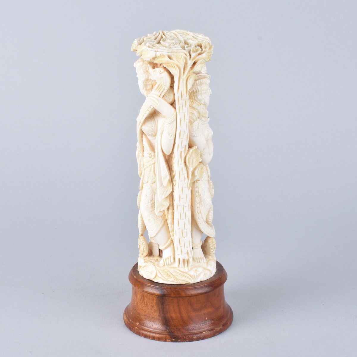 19th C. Indian Carved Ivory Group