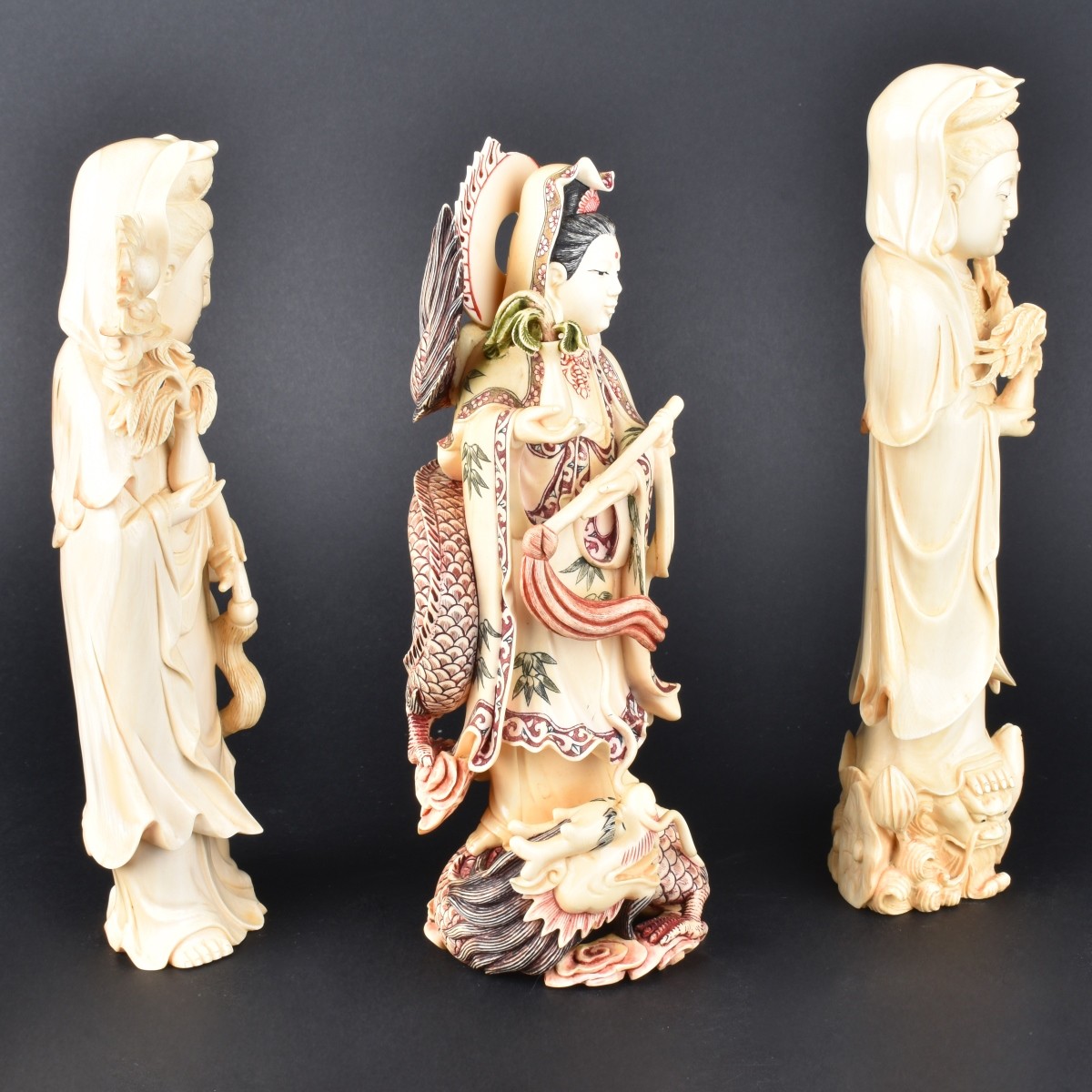 Three Ivory Figures