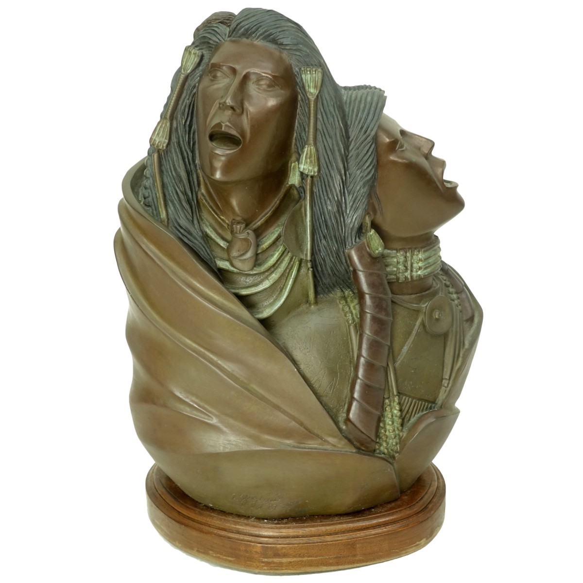 Larry Yazzie Bronze Sculpture