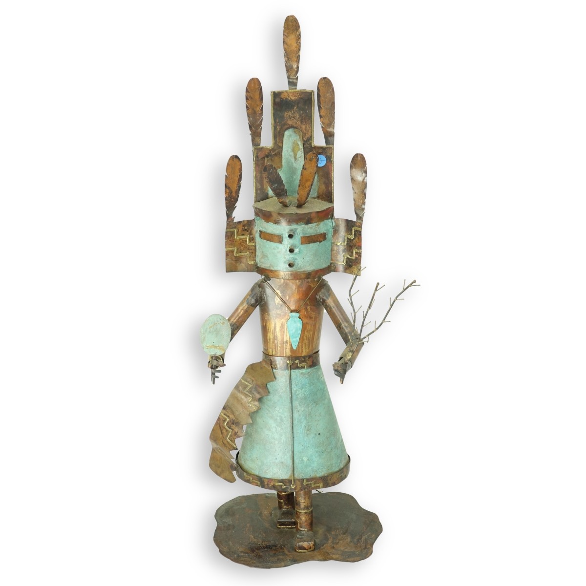 Copper Kachina Figure