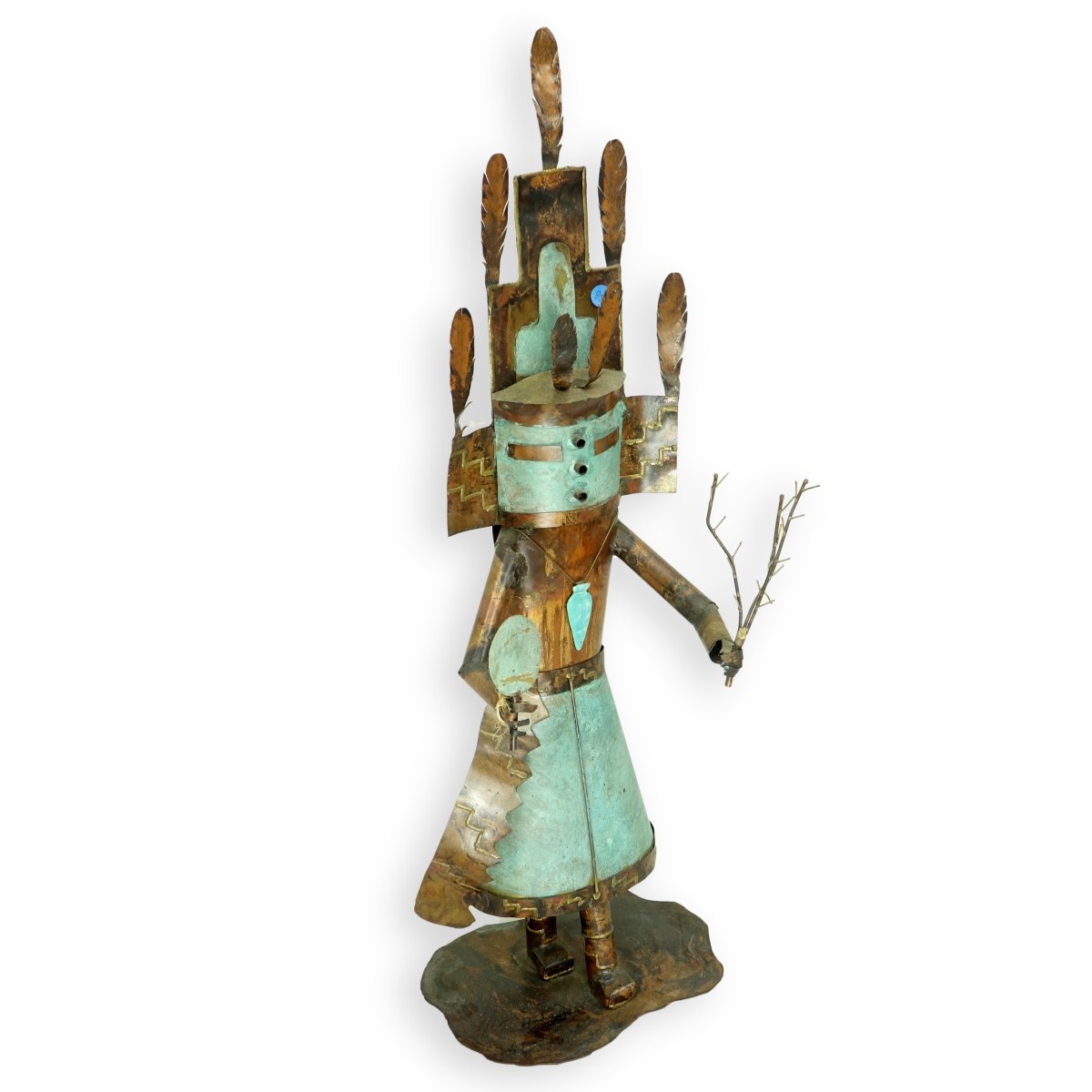 Copper Kachina Figure
