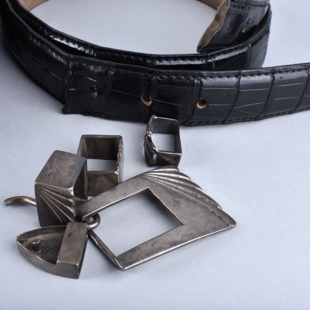 Lot of Vintage Leather/Lizard Skin Belts