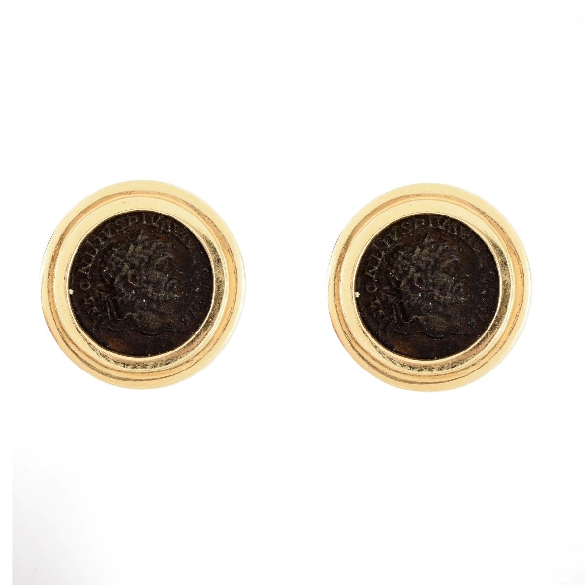 Vintage 14K and Roman Coin Suite