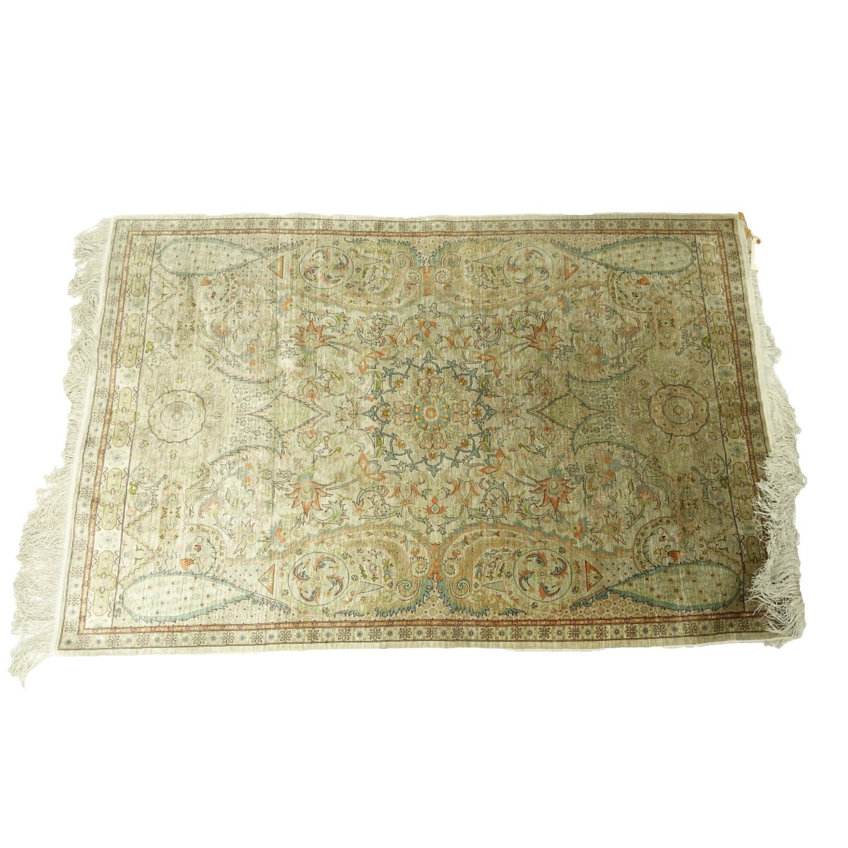 Semi Antique Silk Rug