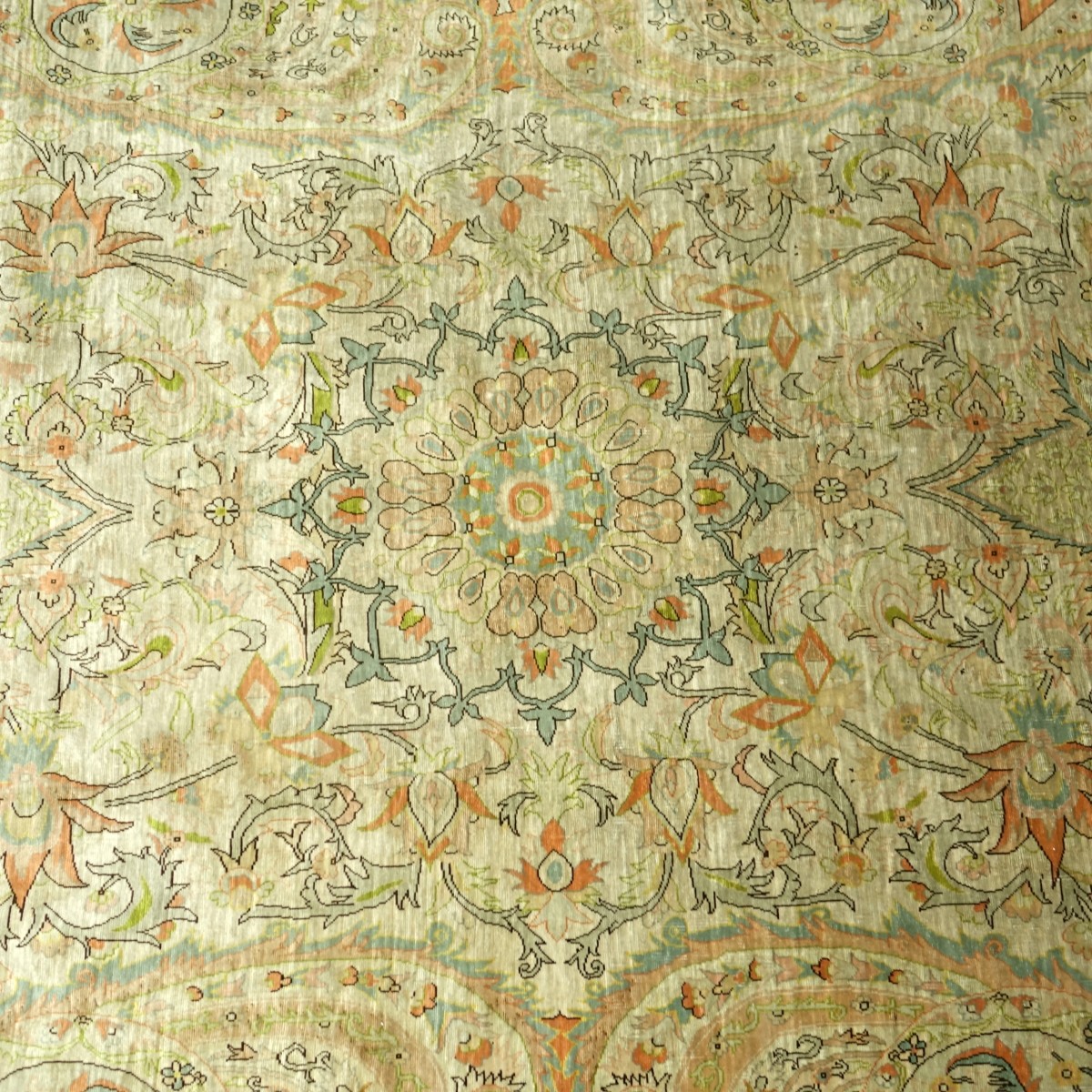 Semi Antique Silk Rug