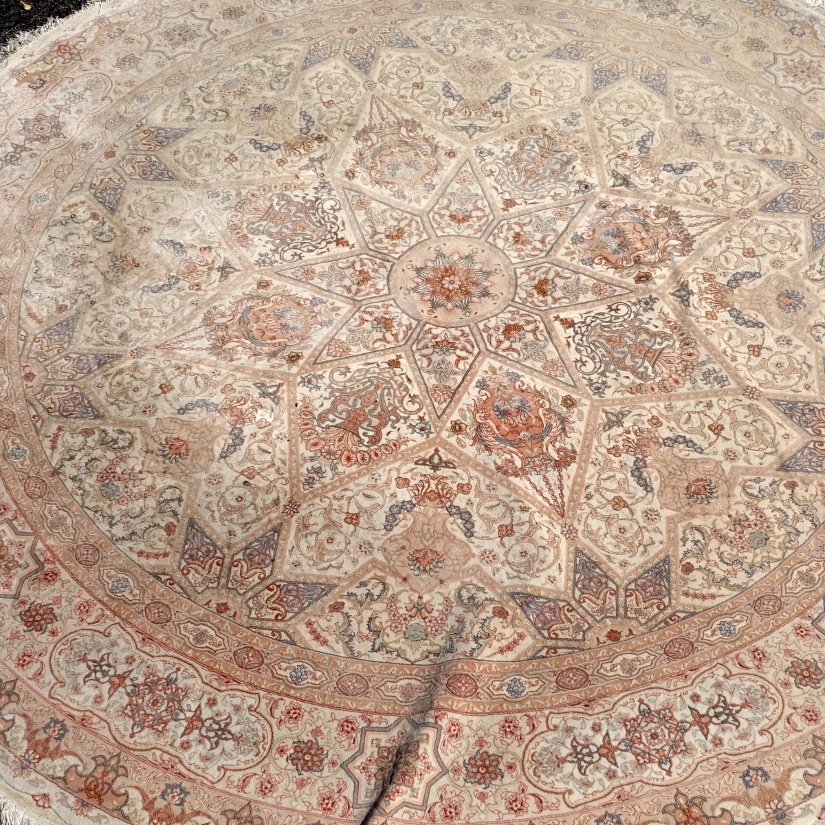 Large Persian Tabriz Rug